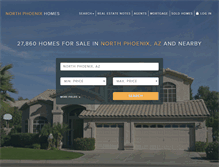 Tablet Screenshot of enorthphoenixhomes.com